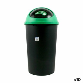 Roskakori Tontarelli Big hoop Musta Vihreä 50 L 39 x 39 x 72 cm (10 osaa)