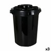 Roskakori Dem Hop Musta 70 L (3 osaa)