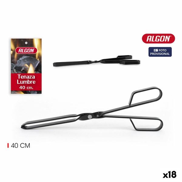 Grilio žnyplės Algon 40 x 10 x 1,6 cm Barbekiu (18 vnt.)
