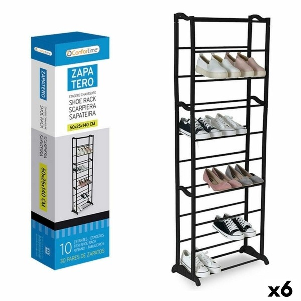Shoe Rack Confortime Metal (6 Units)