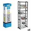 Shoe Rack Confortime Metal (6 Units)