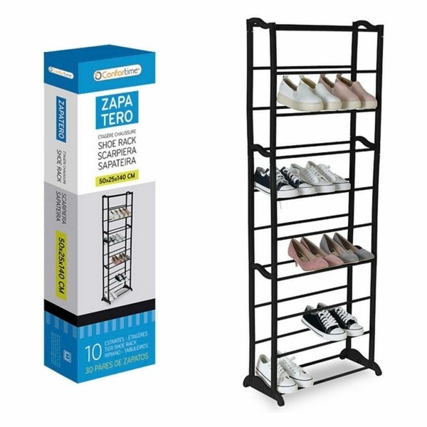 Shoe Rack Confortime Metal (6 Units)
