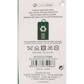 Rubbish Bags Confortime Glass Green Glass 24 Units