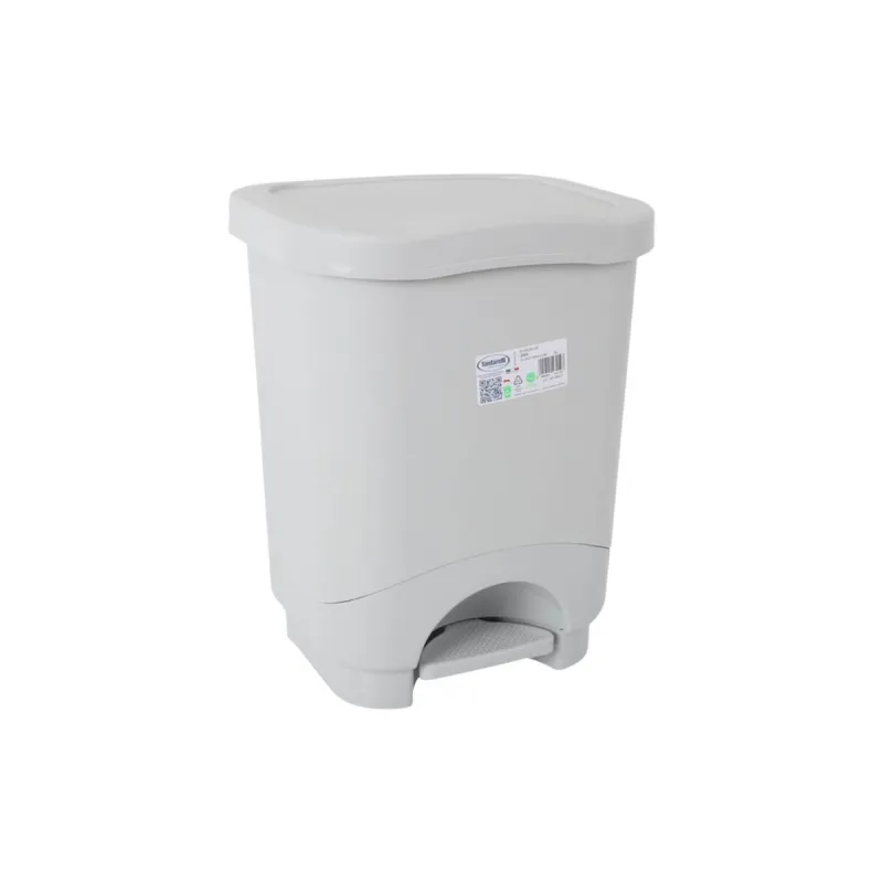 Šiukšliadėžė su pedalu Tontarelli Idea Pilka 18 L (4 vnt.)