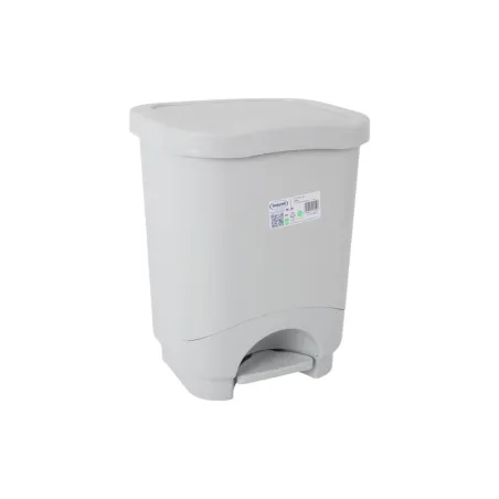 Waste bin with pedal Tontarelli Idea Grey 18 L (4 Units)