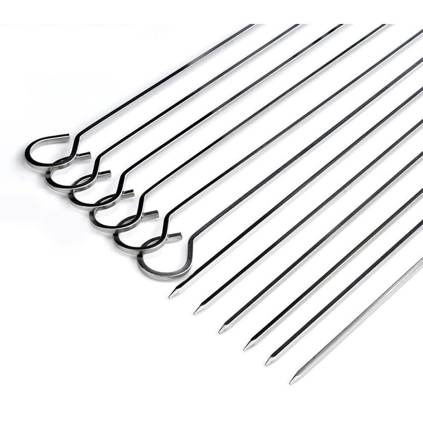 Barbecue Skewer Set Algon Metal 27 cm 6 Pieces (24 Units)