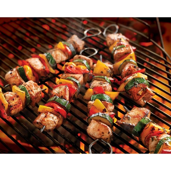 Barbecue Skewer Set Algon Metal 27 cm 6 Pieces (24 Units)