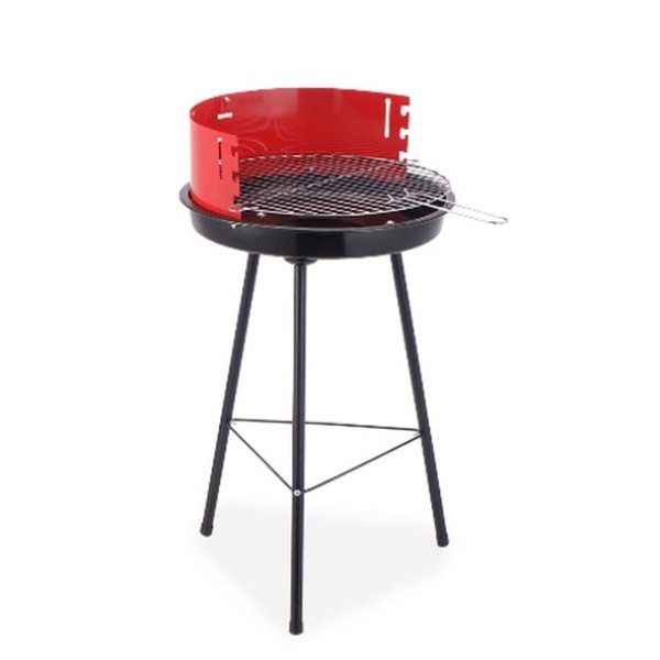 Kokogļu Barbekjū uz Statīva Algon Melns Sarkans 42 x 76,5 cm (2 gb.)