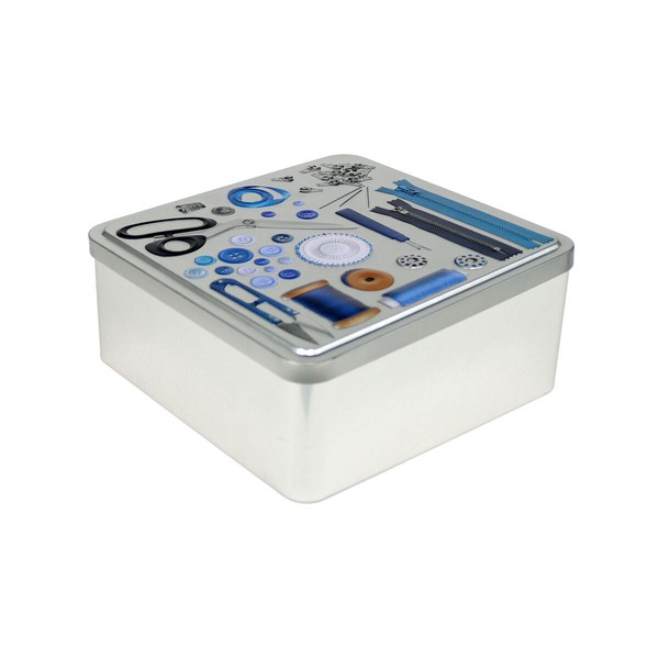 Daudzfunkcionāla Kaste Confortime Tailor Metāls 19,7 x 19,7 x 8 cm (12 gb.)