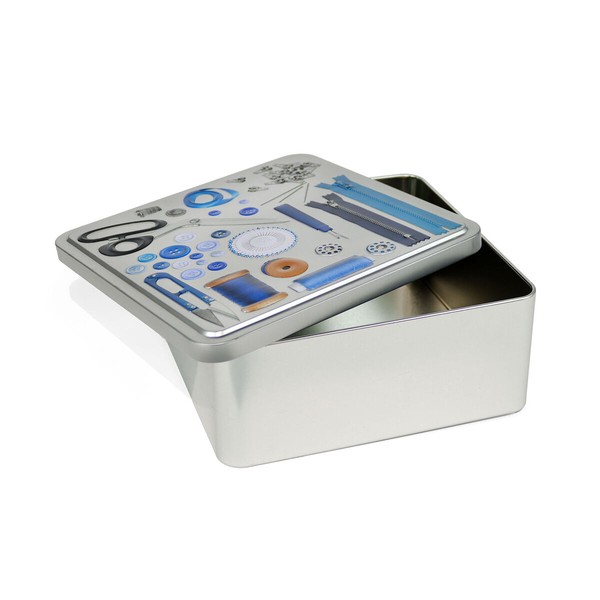 Daudzfunkcionāla Kaste Confortime Tailor Metāls 19,7 x 19,7 x 8 cm (12 gb.)