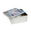 Multi-use Box Confortime Tailor Metal 19,7 x 19,7 x 8 cm (12 Units)