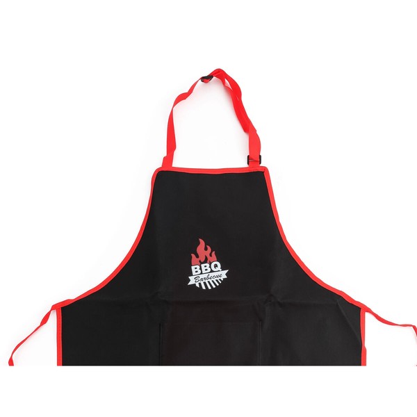 Prijuostė Algon 61 x 75,5 cm Juoda Barbekiu