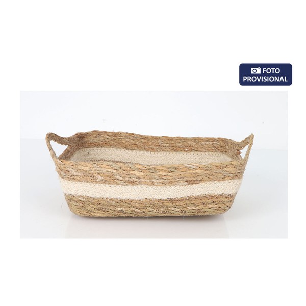 Storage Box Privilege wicker 20 x 15 x 7 cm (18 Units)