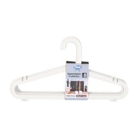 Hangers Dem Meng Plastic 8 Pieces (12 Units)