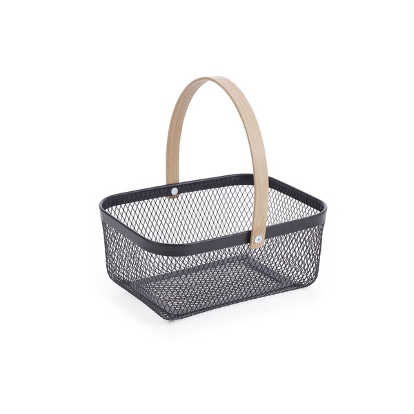Basket Confortime Metal Bamboo (12 Units)