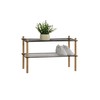 Lentyna MobleKit Metalinis Bambukas 63 x 26 x 39 cm (6 vnt.)