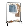 Takkiteline MobleKit Musta 18 mm 104 x 41 x 152 cm (6 osaa)