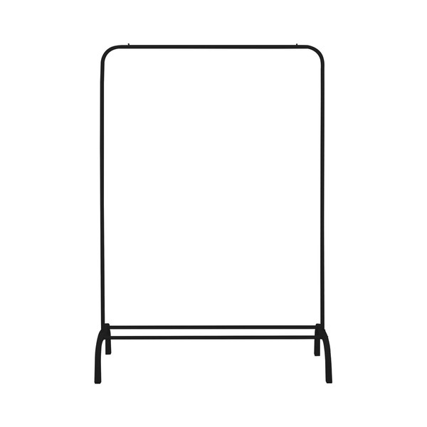 Coat rack MobleKit Black 18 mm 104 x 41 x 152 cm (6 Units)