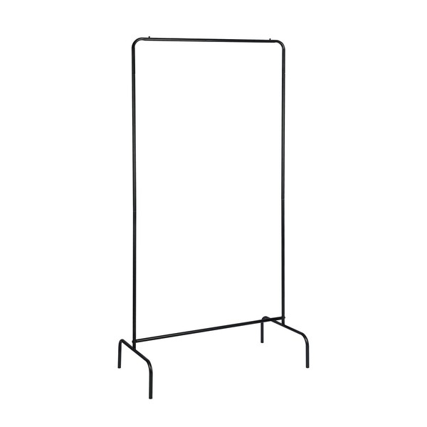 Takkiteline MobleKit Musta 16 mm 80 x 40 x 160 cm (6 osaa)
