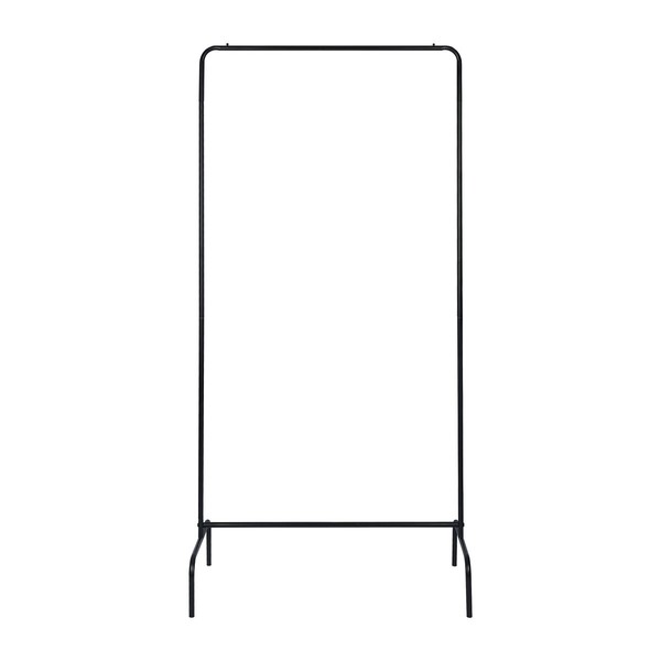 Mēteļu plaukts MobleKit Melns 16 mm 80 x 40 x 160 cm (6 gb.)