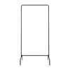 Mēteļu plaukts MobleKit Melns 16 mm 80 x 40 x 160 cm (6 gb.)