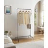 Takkiteline MobleKit Musta 16 mm 80 x 40 x 160 cm (6 osaa)