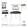 Šoninis staliukas MobleKit 48 x 48 x 46 cm (6 vnt.)