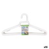 Drabužių pakabų rinkinys Dem Dem Balta Plastmasinis 38 x 17,5 x 0,5 cm 12 Dalys (16 vnt.)