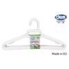Set of Clothes Hangers Dem Dem White Plastic 38 x 17,5 x 0,5 cm 12 Pieces (16 Units)