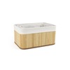 Basket set Confortime Brown Beige Bamboo 3 Pieces (8 Units)