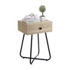 Side table MobleKit Brown Black 40 x 34 x 60 cm (3 Units)