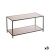 Sivupöytä MobleKit Ruskea Musta 78 x 38 x 38 cm Puu (3 osaa)