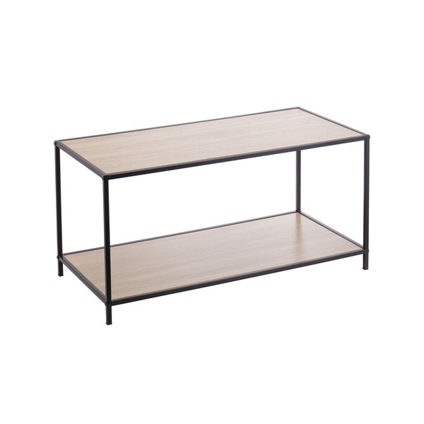 Sivupöytä MobleKit Ruskea Musta 78 x 38 x 38 cm Puu (3 osaa)