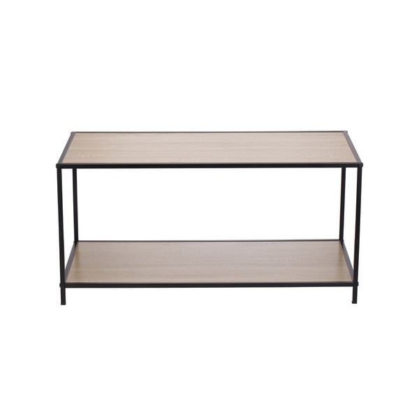 Sivupöytä MobleKit Ruskea Musta 78 x 38 x 38 cm Puu (3 osaa)
