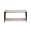 Side table MobleKit Brown Black 78 x 38 x 38 cm Wood (3 Units)