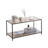 Side table MobleKit Brown Black 78 x 38 x 38 cm Wood (3 Units)