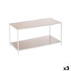 Šoninis staliukas MobleKit Balta Ruda 78 x 38 x 38 cm Medžio (3 vnt.)