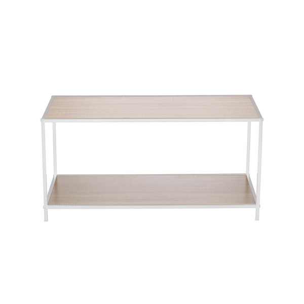 Side table MobleKit White Brown 78 x 38 x 38 cm Wood (3 Units)