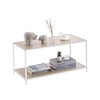 Mazs galdiņš MobleKit Balts Brūns 78 x 38 x 38 cm Koks (3 gb.)