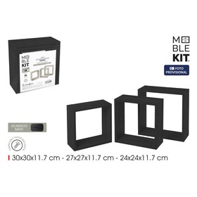 Planken MobleKit Melns 3 Daudzums (4 gb.)