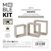 Planken MobleKit Melns 3 Daudzums (4 gb.)