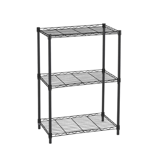 Shelves MobleKit Black Metal 56 x 35 x 82 cm (2 Units)