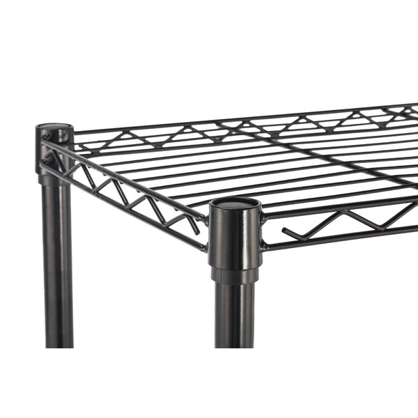 Lentyna MobleKit Juoda Metalinis 56 x 35 x 82 cm (2 vnt.)
