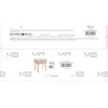 Ночной столик MobleKit Коричневый 40 x 30 x 47 cm Деревянный MDF (4 штук)