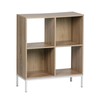 Plaukti MobleKit Balts Brūns Koks Metāls 60 x 29 x 72 cm