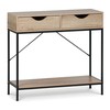 Occasional Furniture MobleKit Brown Black 80 x 30 x 75 cm