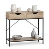 Occasional Furniture MobleKit Brown Black 80 x 30 x 75 cm