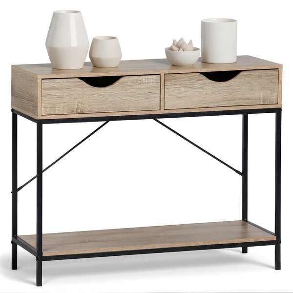 Occasional Furniture MobleKit Brown Black 80 x 30 x 75 cm