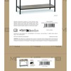 Proginiai baldai MobleKit Ruda Juoda 80 x 30 x 75 cm