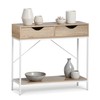 Occasional Furniture MobleKit White Brown 80 x 30 x 75 cm
